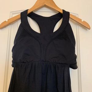 Black Lululemon Tank with Built in Bra